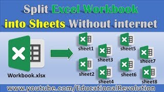 How to Split workbook into sheets in Excel 2022 [upl. by Eninaj]