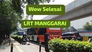 LRT JAKARTA MANGGARAI VELODROME Update November 2024 [upl. by Eenttirb788]