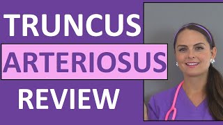 Truncus Arteriosus Symptoms Causes Pediatric Nursing NCLEX Review [upl. by Aserret]