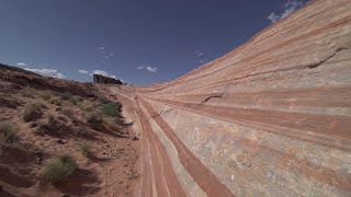 Valley of Fire Hiking the Fire Wave and Pastel Canyon Pink Canyon [upl. by Aneeram]