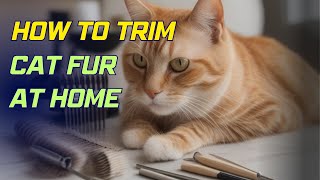 How to Trim Cat Fur at Home  How to Cut Cat Hair at Home  Cat Grooming  Cat Grooming Guru [upl. by Lahpos]