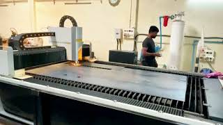 laser cutting using for electrical panel manufacturing processelectricalpanel cnc [upl. by Gibeon189]