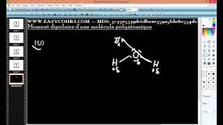 27  Moment Dipolaire dune molécule Polyatomique  Liaison Chimqiue [upl. by Atik127]