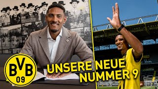 Sébastien Haller  Day 1 at Borussia Dortmund [upl. by Morey986]