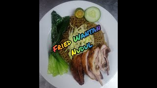 Simple amp Tasty Wonton Noodles  Wantan Mee Recipe [upl. by Asilrac]