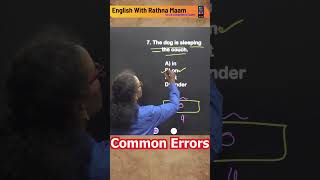 Common Errors sscchsl english englishforallcompetitiveexams englishgrammar sscgdconstable [upl. by Burhans371]