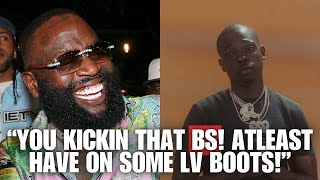 Rick Ross Clowns Bobby Shmurda with His Boots [upl. by Alyhs875]