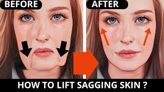 ANTIAGING FACE LIFTING EXERCISES FOR SAGGING SKIN JOWLS LAUGH LINES FOREHEAD LINES FROWN LINES [upl. by Demy]