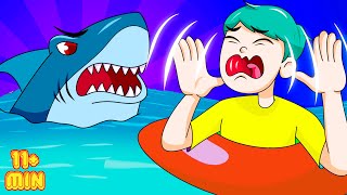 Sharks in the Water  More Nursery Rhymes and Kids Songs [upl. by Thoer631]