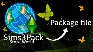 How To CONVERT sims3 Pack STORE WORLD Files To Package Files My Process [upl. by Anaila252]