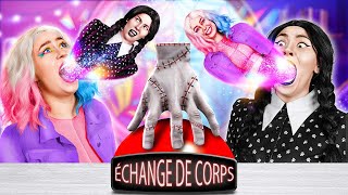 QUESTIL ARRIVÉ  KEN ET MERCREDI ÉCHANGENT LEURS CORPS 🙀 ÉCHANGE DE CORPS FOU ET AMUSANT [upl. by Renita38]