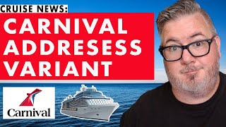 CRUISE NEWS UPDATE  CARNIVAL TALKS VARIANT and PRE CRUISE TESTING [upl. by Enilkcaj]