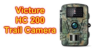 Trail Camera Victure HC200 Game Camera how to set it up [upl. by Assetal211]