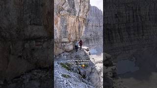 Klettersteigen in der Brenta dolomiti viaferrata brenta [upl. by Ecnahc922]