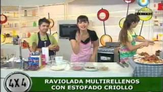 Platazo casero Ravioles multirellenos con estofado criollo Parte 1 [upl. by Nodab]