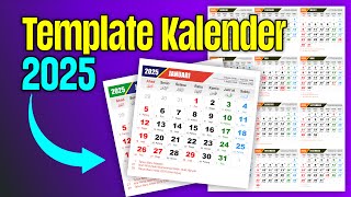 Template Kalender 2025 [upl. by Ynnavoeg217]