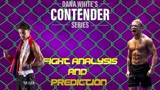 Contender Series Chasen Blair vs Kody Steele Fight Analysis amp Prediction Week 9 [upl. by Atsillak]