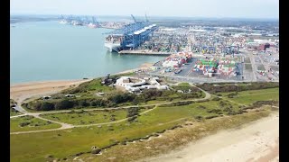 Landguard and The Port of Felixstowe [upl. by Sirred]