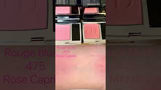 Review on Dior 2024 Rouge Blush 475 Rose Caprice amp 625 Mitzah dior [upl. by Canice]