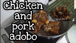 Chicken and pork adobo Recipe  Mary Ann Cayetano [upl. by Lletnom]