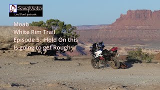 Moab White Rim Trail The True Test Begins Solo Ride Ep 6 [upl. by Oah]