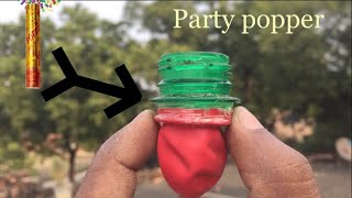 How to make Party popper toy at home [upl. by Kemble939]