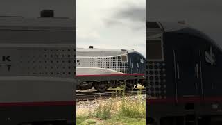 Amtrak 392 Departs Rantoul With A Hornshow  Full Video Sunday Sept 8  1200pm CST amtrak [upl. by Navets]