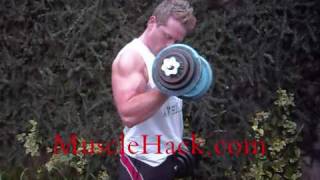 How To Do Alternate Dumbbell Bicep Curls Loose Form [upl. by Elianore290]