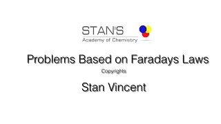 Faradays Laws And Problems based on them  Electrochemistry [upl. by Adnov]