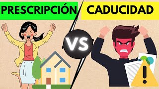 3 Diferencias entre Prescripción y Caducidad CON EJEMPLOS [upl. by Aistek]