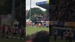 crusaders team coming out against caernarfon town [upl. by Abernathy]