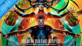 Thor Ragnarok Post Credit Scene and Full Easter Eggs Explained in HINDI  SuperSuper [upl. by Akcimehs156]