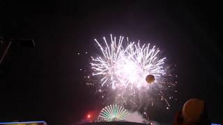 New Year 2012 Fireworks at Kaohsiung Dream Mall [upl. by Malloy475]