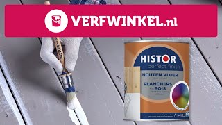 Hoe verf je je vloer met Histor Perfect Finish Houten Vloer  TUTORIAL  Verfwinkelnl [upl. by Anaihk]