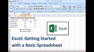 Excel HowTo Starting a Basic Spreadsheet [upl. by Acirrej278]