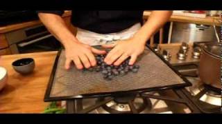 Chef Joe Ciminera Dehydrating Blue Berries [upl. by Yruoc261]