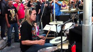 Nicko McBrain from Iron Maiden  Voodoo Child awesome drum solo Live 12122010 [upl. by Amitarp526]