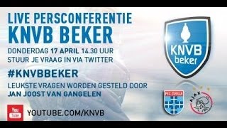 Persconferentie KNVB Bekerfinale [upl. by Ymrots896]