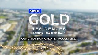 SMDC Gold Residences Construction Update August 2023 [upl. by Auhso]