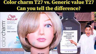 Color charm T27 vs Generic value T27Can you really tell the difference [upl. by Row]