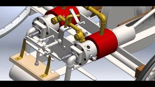 Ford Quadricycle SolidWorks Animation [upl. by Gnay]