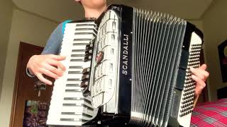 Ukrainian kolomeyka  Accordion [upl. by Rocray]