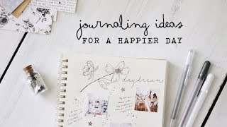 journaling ideas for a happier day [upl. by Llenet]