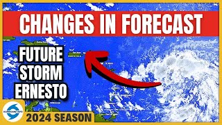 PCT 5 Future Tropical Storm Ernesto will pass over the Lesser Antilles and closer to Puerto Rico [upl. by Aicela736]