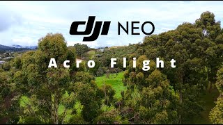 DJI Neo FPV Drone Acro Manual Flight [upl. by Sadira]