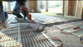 ThermoSoft Radiant Floor heating on DIY  10 Grand in Your Hand [upl. by Aisylla179]