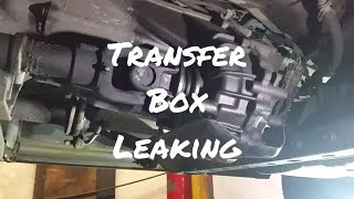 Toyota Gen3 transfer box front shaft oil seal leaking Full Video [upl. by Ardnasyl]