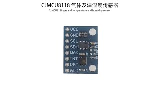 CCS811 HDC1080 CJMCU8118 gas and temperature and humidity sensorrelandsun [upl. by Isolda]