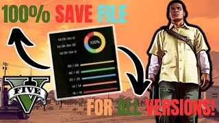 how to apply 100 save data in gta 5 without profile folder Save Data 100 working Gta5 [upl. by Fachini]