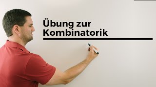 Übung zur Kombinatorik Teil 1  Mathe by Daniel Jung [upl. by Inhsor]